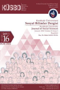 Cilt 16 Sayı 1 Kapak